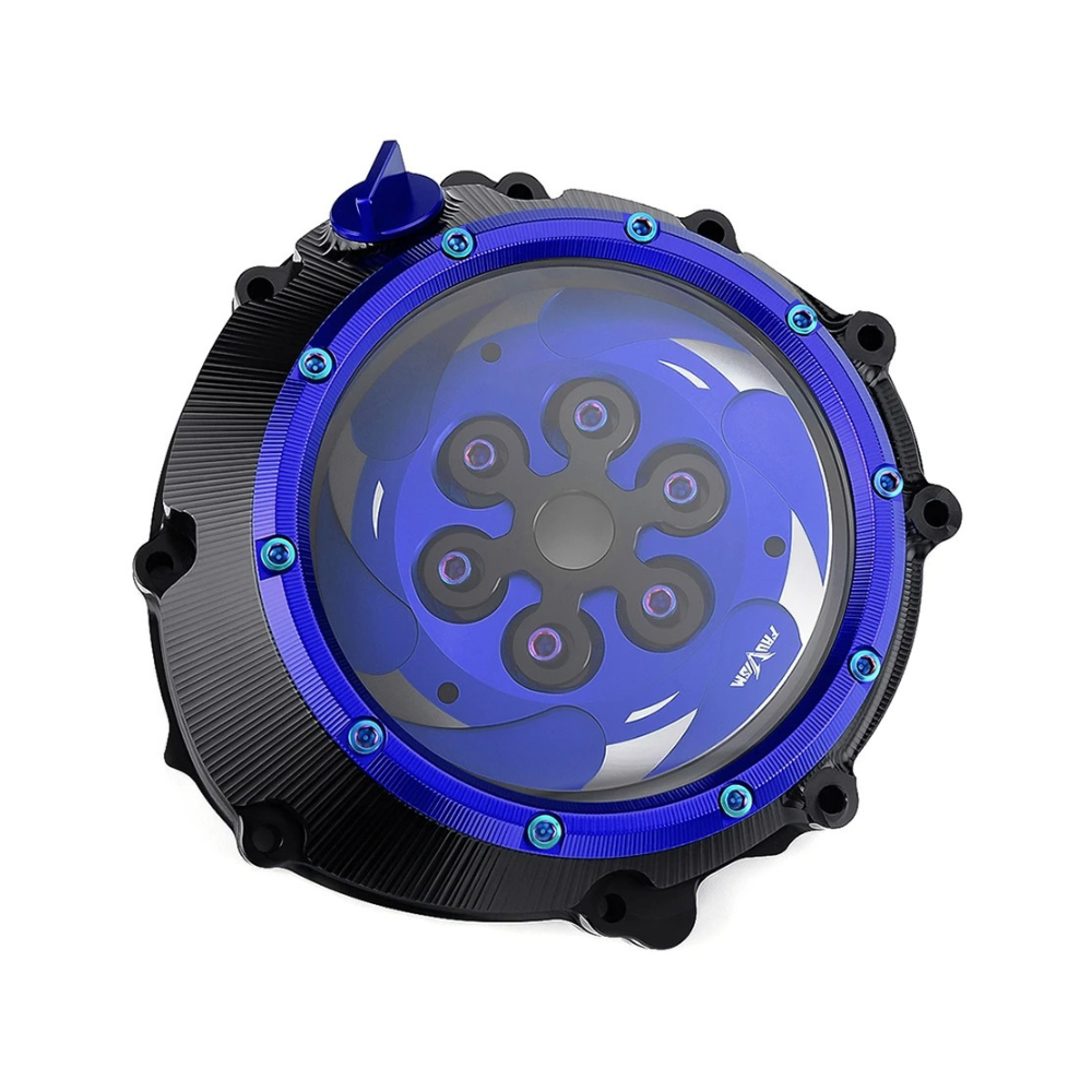 BMW S 1000 Transparent Clutch Cover Blue
