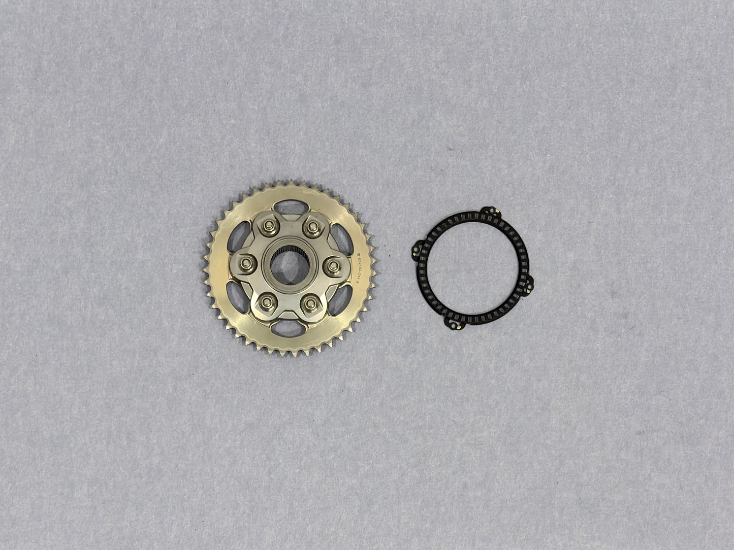 Ducati 2021 Panigale V2 OEM Rear Sprocket T43 & Rear Sprocket Flange