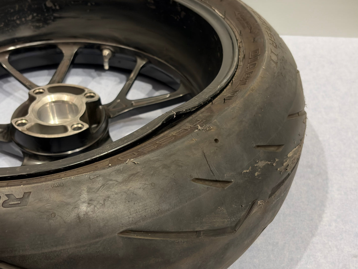 Ducati 2021 Panigale V2 OEM Rear Wheel Rim Assembly & Tyre