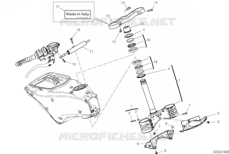 Ducati 2021 Panigale V2 OEM Steering Dampener